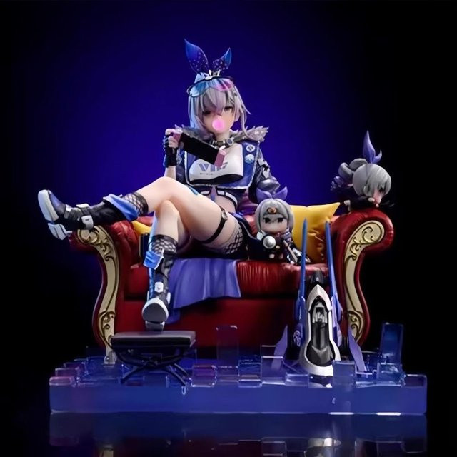 Bandai Honkai Star Rail Silberner Wolf, Anime-Figur, Kunststoff - Bild 1