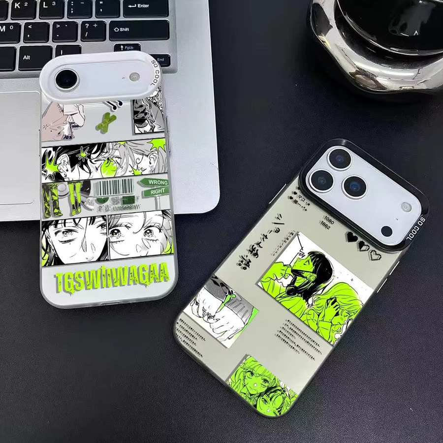 A-Aya O-Oosawa K-Koga Mitsuki Handyhülle für iPhone 17 16 15 14 13 12 11 Pro Max Air Matte Laser Aurora stoßfest in Schwarz und Mehrfarbig - Bild 2
