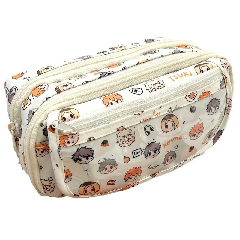 Haikyuu!! Anime Federmäppchen Crunchyroll Kawaii Stiftebeutel für Schüler in Multicolour - Bild 2