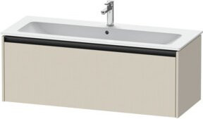Duravit Waschtischunterschrank Ketho.2 in Tau matt mit einer Auszug, wandhängend, B/T: 121 x 48 cm - Bild 1