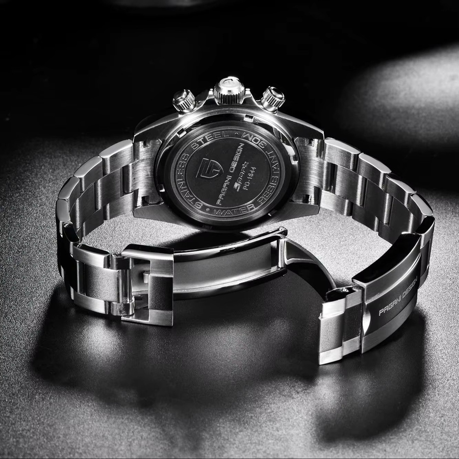 PAGANI DESIGN Chronograph, Quarz, Edelstahl, Diamant, Herren - Bild 4