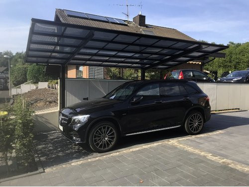 Ximax Einzelcarport Linea Typ 80 in Schwarz mit B/T: 272,6 x 495,4 cm - Bild 3