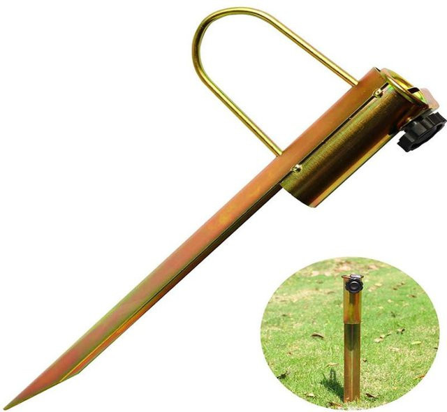 JETTING Metall-Sonnenschirmhalter Strandanker für Outdoor, Camping und Angeln - Bild 1