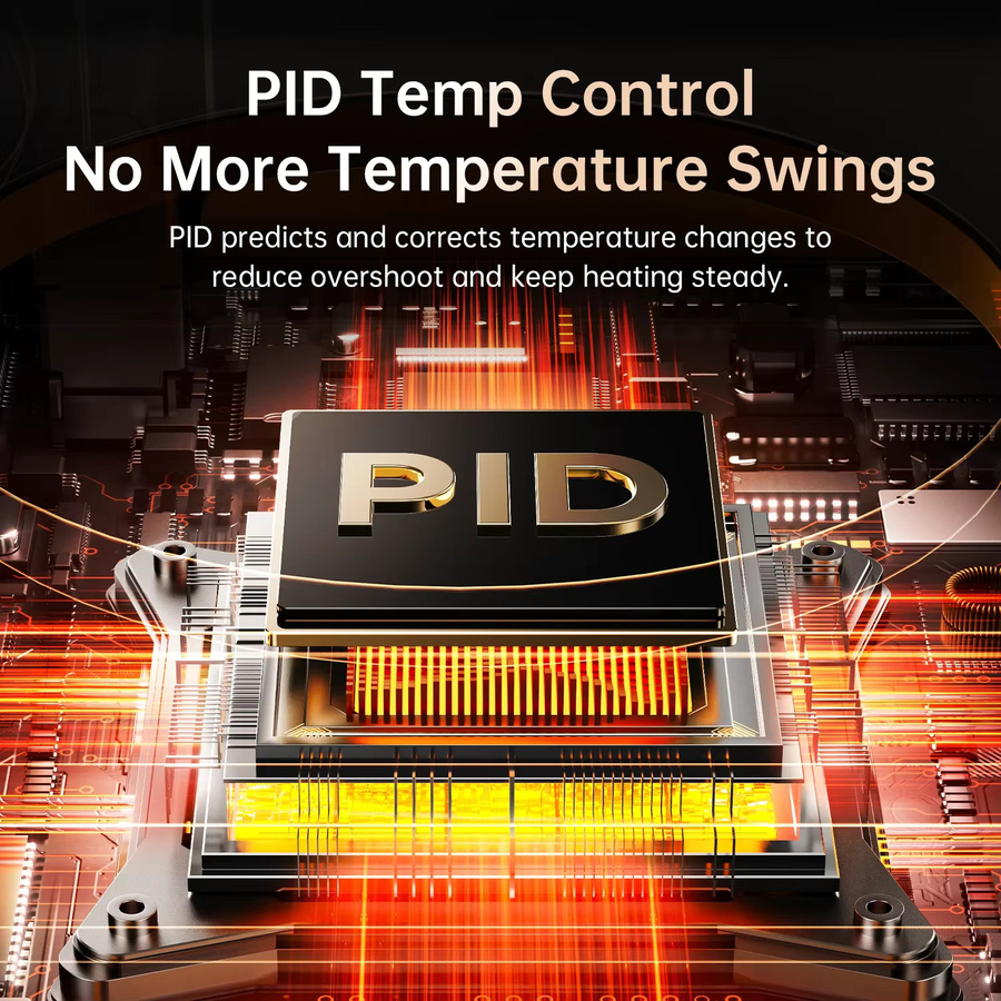 FNIRSI HT-P1 Mini-Heizplatte 150W in Silber, PD3.1/3.0 Typ-C Konstanttemperatur-Vorheizstation für PCB SMD Elektronik-Reparatur - Bild 4