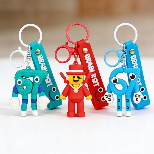 CHIC STUDIO Schlüsselanhänger, Blau, 6 cm, Unisex - Bild 1