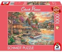 Schmidt Spiele Puzzle Ufer im Abendgold von Chuck Pinson mit 1000 Teilen - Bild 1