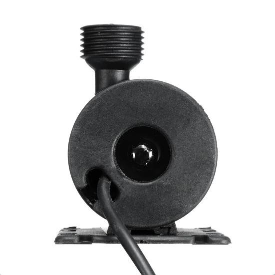 Yangyizhi Bürstenlose 12V Gleichstrom Tauchwasserpumpe mit Magnetantrieb, 800L/H, 5M Förderhöhe, Ultra Leise, Schwarz - Bild 4