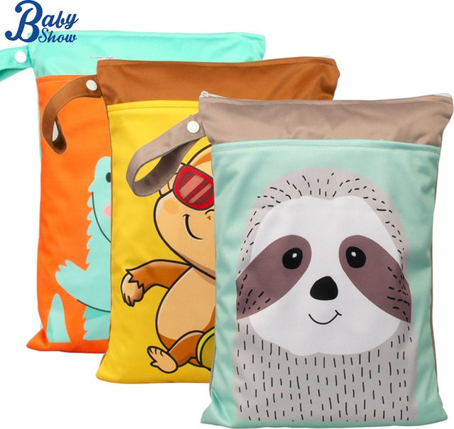 Babyshow Wasserdichte Wickeltasche als Nass- und Trockentasche in Multicolour, B/H: 35 x 25 cm - Bild 1