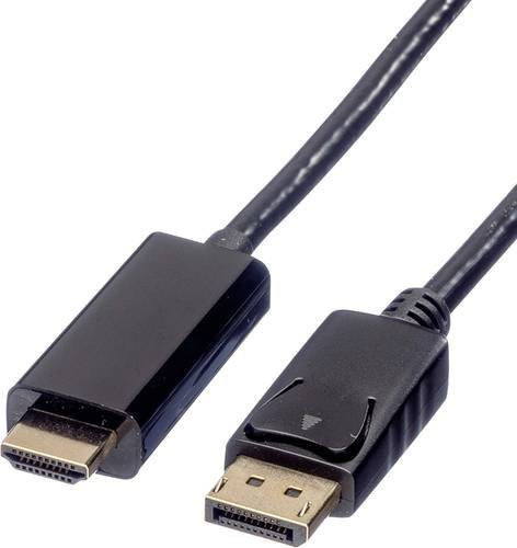 Roline Videokabel DisplayPort auf HDMI Schwarz 2 m - Bild 2