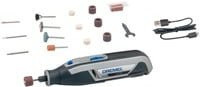Dremel Lite 7760-15 Akku-Multifunktionswerkzeug in Grau mit 15-teiligem Zubehör und USB-Kabel 3,6V 2,0Ah - Bild 1