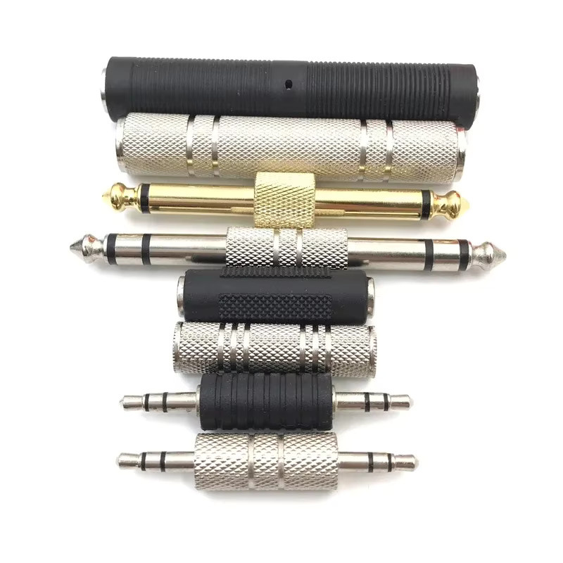 BSN 10er Set Audio Adapter 6,5mm Stecker auf 3,5mm Buchse Stereo Jack Konverter Multicolor - Bild 2