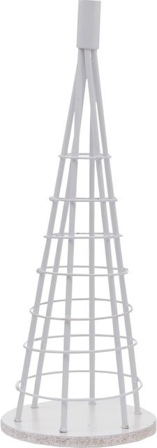 MCW Deko-Baum O91 aus Metall in Weiß, Höhe: 60 cm - Bild 1