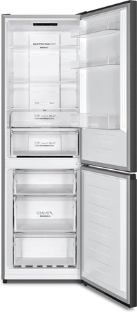 Gorenje Kühl-Gefrierkombination NRK619AA1BXL4 in Schwarz mit No-Frost, Zero Degree Zone und Bottom Freezer, B/T/H: 59,5 x 60,0 x 207,0 cm