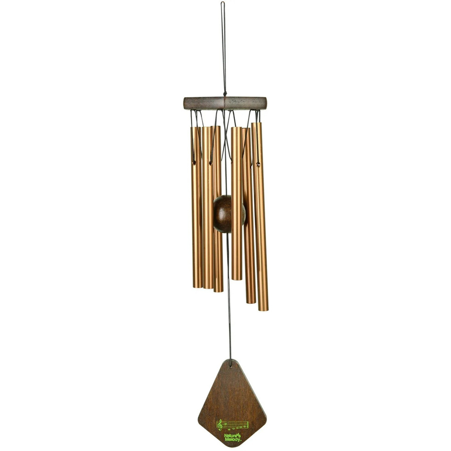 Nature´s Melody Premium Klangspiel aus Aluminium und Buchenholz in Bronze, Höhe: 35 cm - Bild 2