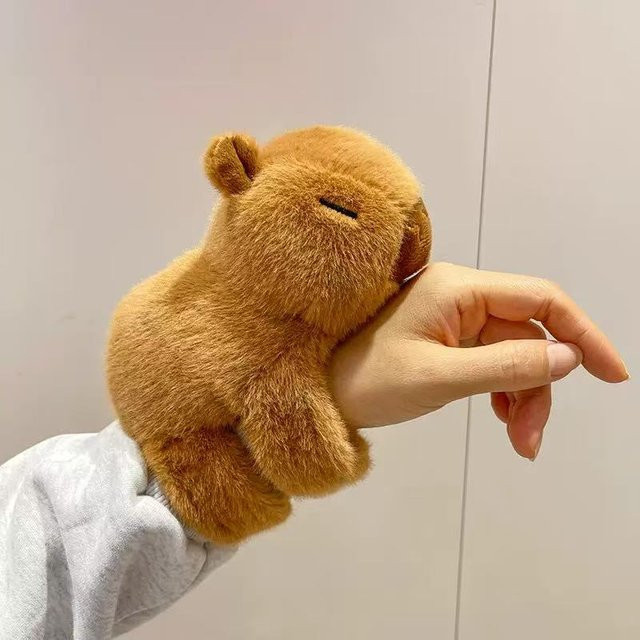Armband Capybara, Plüsch, braun, Unisex - Bild 1