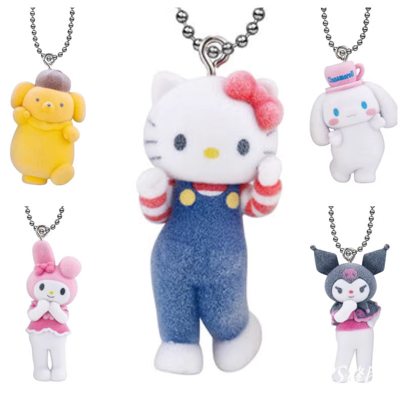 Sanrio KT Cat Live-Show Langbeiniger Schlüsselanhänger Blind Box, Kuromi Cinnamoroll, Taschenanhänger - Bild 3