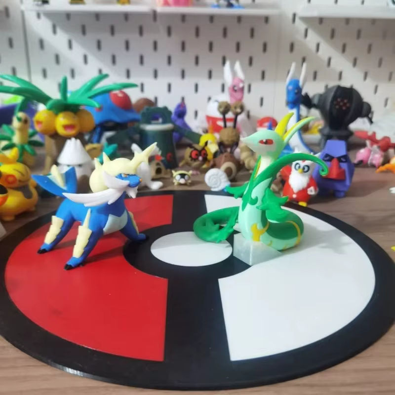 Bandai Anime Serperior und Samurott Figuren im Maßstab 1:20 aus Kunststoff, grün, stehend, DIY 3D-Druck Modell für deine Desktop-Dekoration - Bild 1