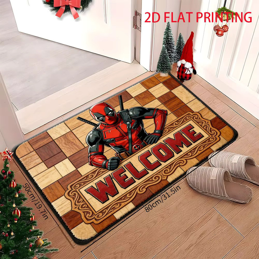 Beast Kingdom Marvel Deadpool Willkommens-Teppich, wetterfest, mehrfarbig, B: 140 cm, T: 60 cm - Bild 6