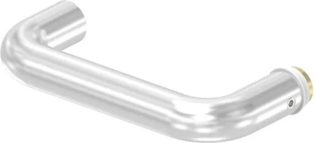 FeNau Türgriff aus Edelstahl in Silber, gebürstet, B/H/T: 180 x 140 x 181 mm - Bild 1
