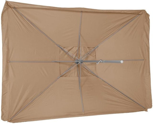 Merxx Marktschirm in Beige, B/T/H: 300 x 400 cm - Bild 1