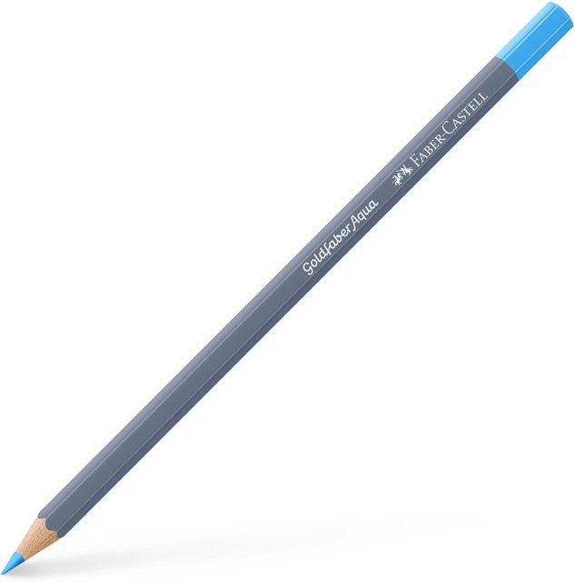 Faber Castell Aqua Aquarellstift in Lichtblau mit Pigmenten für Erwachsene - Bild 1