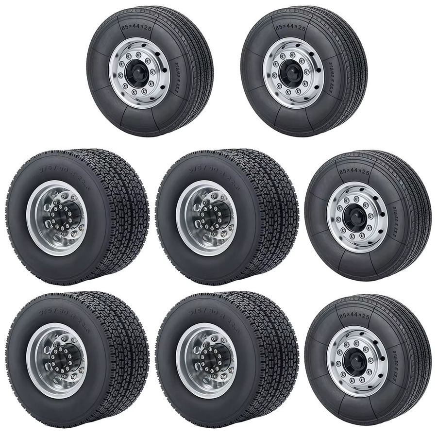 TRINOOD RC Truck 8x8 Rad-Reifen-Komplettset, Zubehör, 1:14 - Bild 2