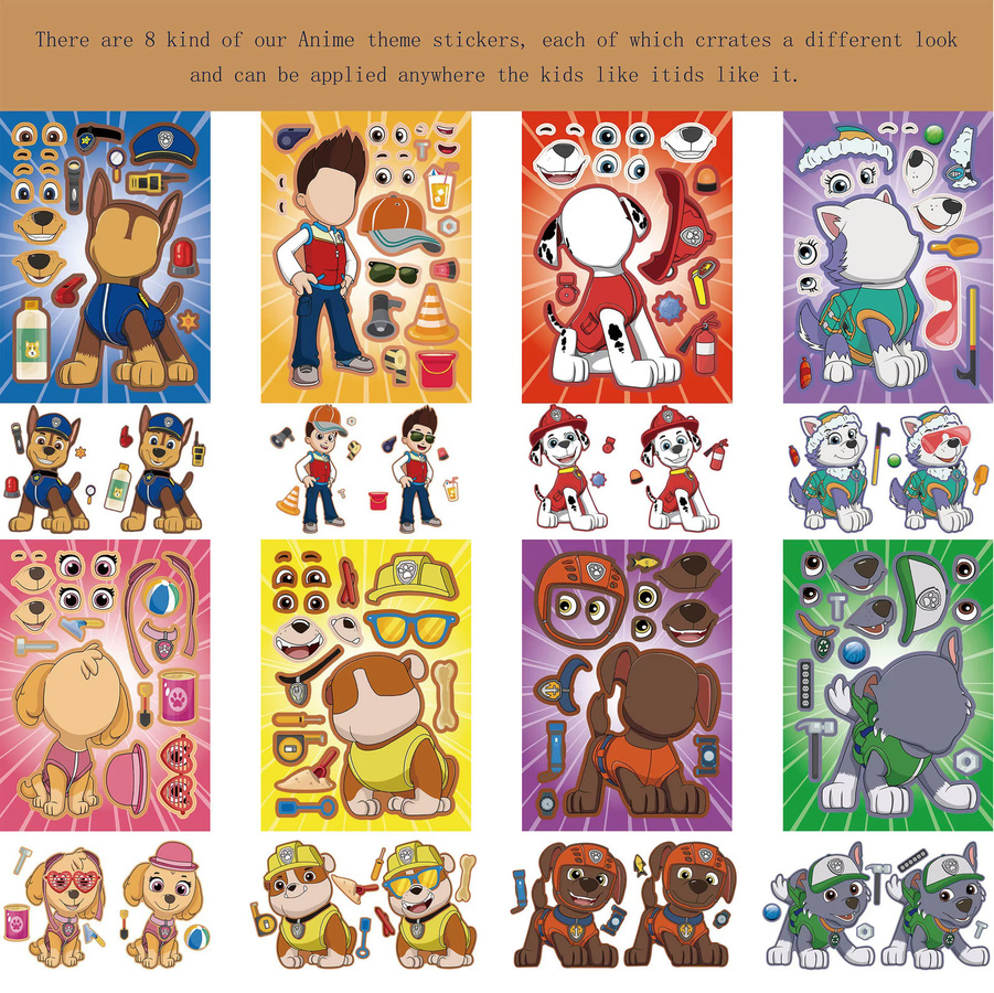 Paw Patrol Chase Make-a-Face, Puzzle - Bild 2