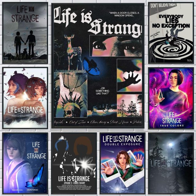 POPULAR Life Is Strange Poster HD wasserdichte selbstklebende Wandkunst in Multicolor - Bild 1