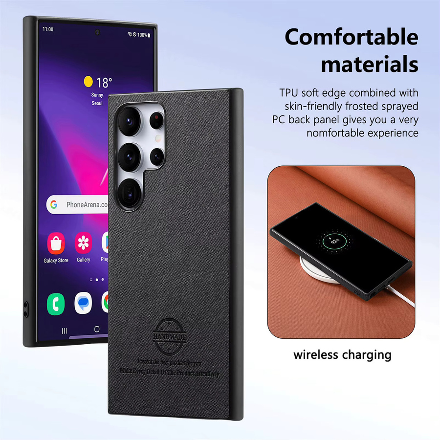 Stoßfeste Luxus Rüstung Schutzhülle für Samsung Galaxy S25 S24 FE S23 Ultra S22 S21 Plus A56 A55 A36 A54 A16 A16 M36 in Schwarz und Beige - Bild 3