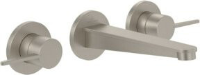 Villeroy & Boch Dreiloch-Waschtischarmatur Conum Wandmontage Matt Schwarz - Bild 1