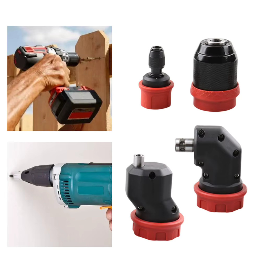 DAZZLEEX Elektrisches Bohrfutter für 6,35 mm Bits, bürstenlos und wiederaufladbar, Schwarz - Bild 3