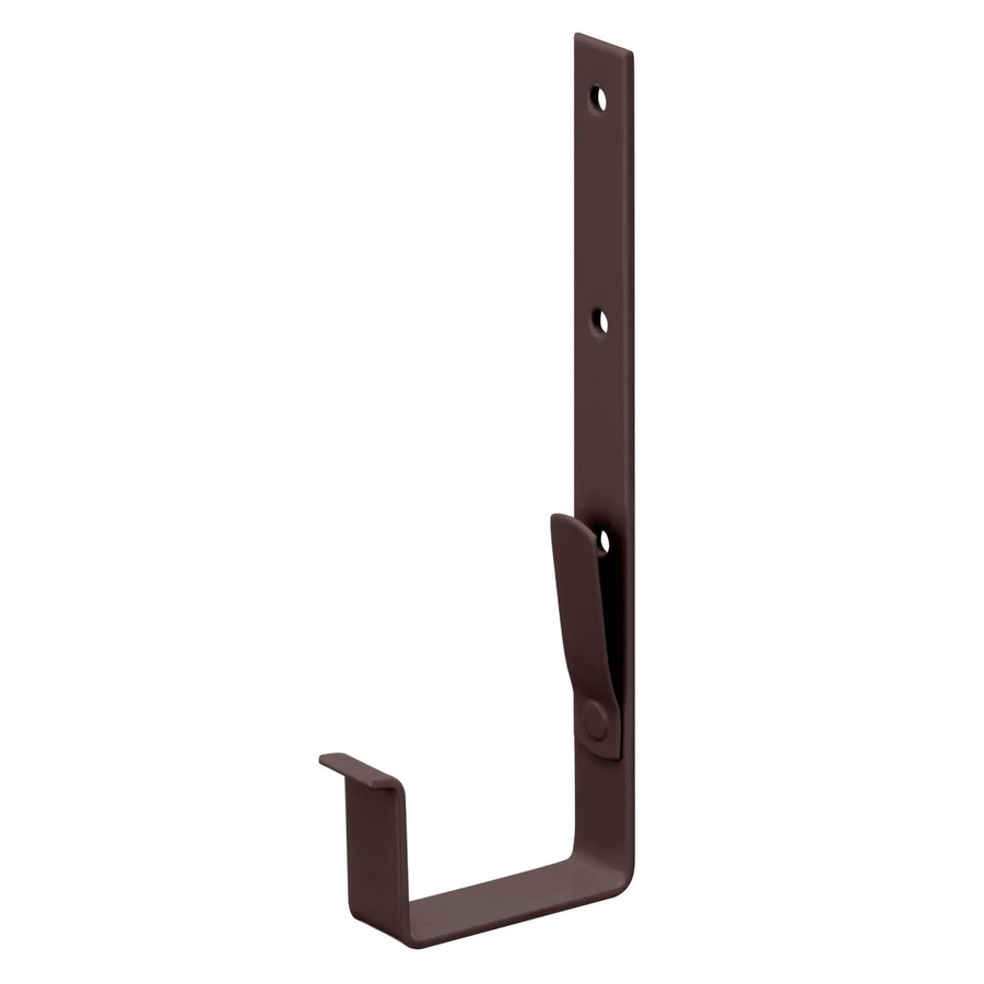 Inefa Rinnenhalter für Kastenrinnen aus Stahl mit PVC-Beschichtung in Dunkelbraun (NW 68) - Bild 2