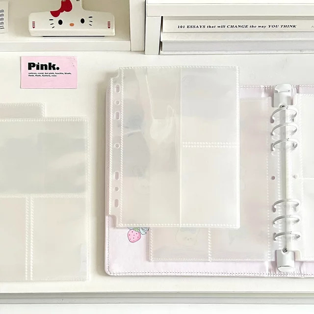 Coliky A5 Transparentes Notebook mit 7 Löchern aus PVC für DIY Dokumenten-Bindung und Loseblatt-Ordner - Bild 1
