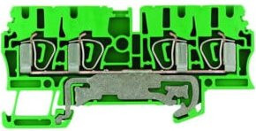 Weidmüller Schutzleiterklemme ZPE 2.5/4AN, 2,5qmm, grün/gelb - Bild 1