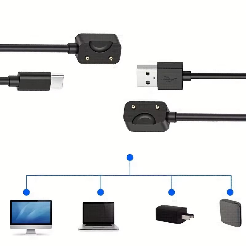 Samsung Galaxy Fit 3 Magnetisches USB-C Ladekabel in Schwarz - Bild 5