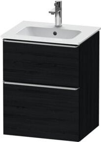 Duravit Waschtischunterschrank D-Neo in Schwarz Matt, Wandmontage, B: 51 cm, H: 62,5 cm, T: 40,2 cm - Bild 1