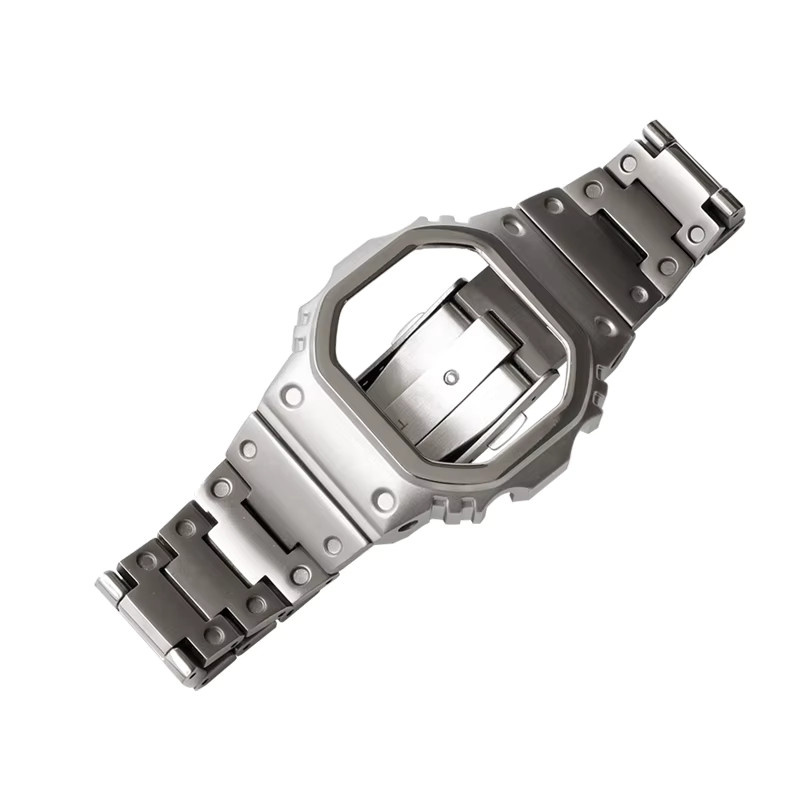 Casio Uhrenarmband Zubehör, Camouflage, Edelstahl, Silber - Bild 2