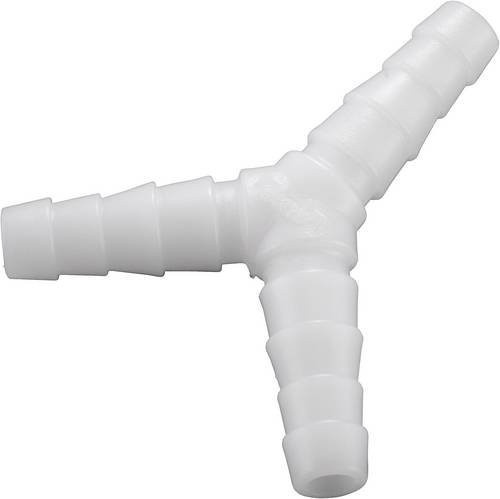 Barwig PVC Schlauch-Y-Verbinder in Weiß mit 10 mm und 13 mm Durchmesser (1/2 Zoll) - Bild 1