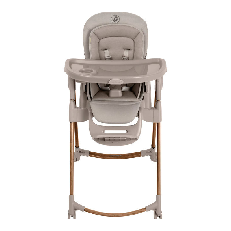 Maxi-Cosi Hochstuhl Minla Plus in Beige mit Rollen und verstellbarer Höhe und Neigung - Bild 3
