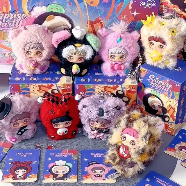 Maymei Überraschungs-Party-Serie, Anime-Figur, Plüsch, Bunt, Tiere - Bild 1