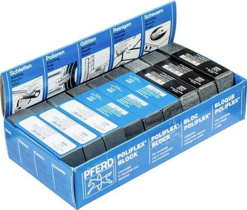 PFERD Poliflex Schleifblock Set Polierblock Grün für Feinschliff und Finish - Bild 1
