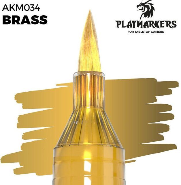 AK Interactive Playmarker Brass, Gelb - Bild 1