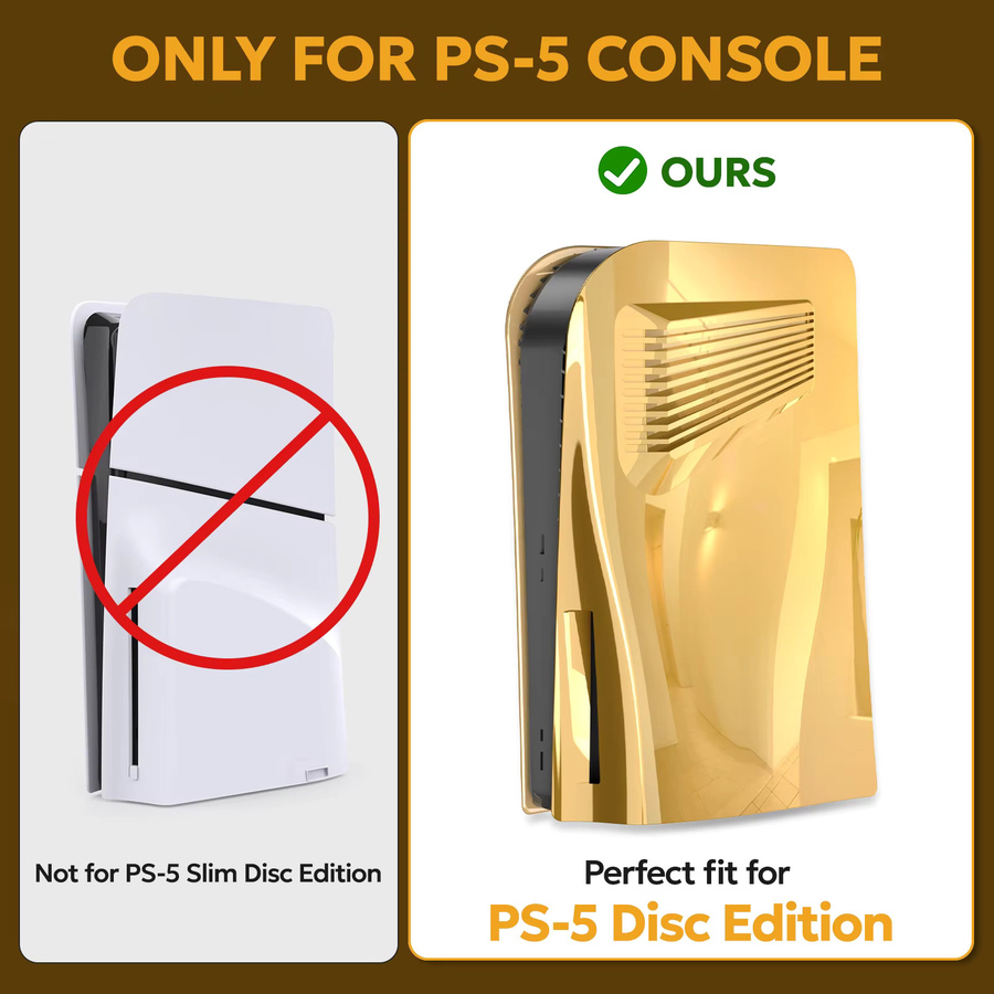 Sony Frontplatte für PS5 Disc Edition mit Lüftungsschlitzen Frosted Heat Dissipation Shell - Bild 4