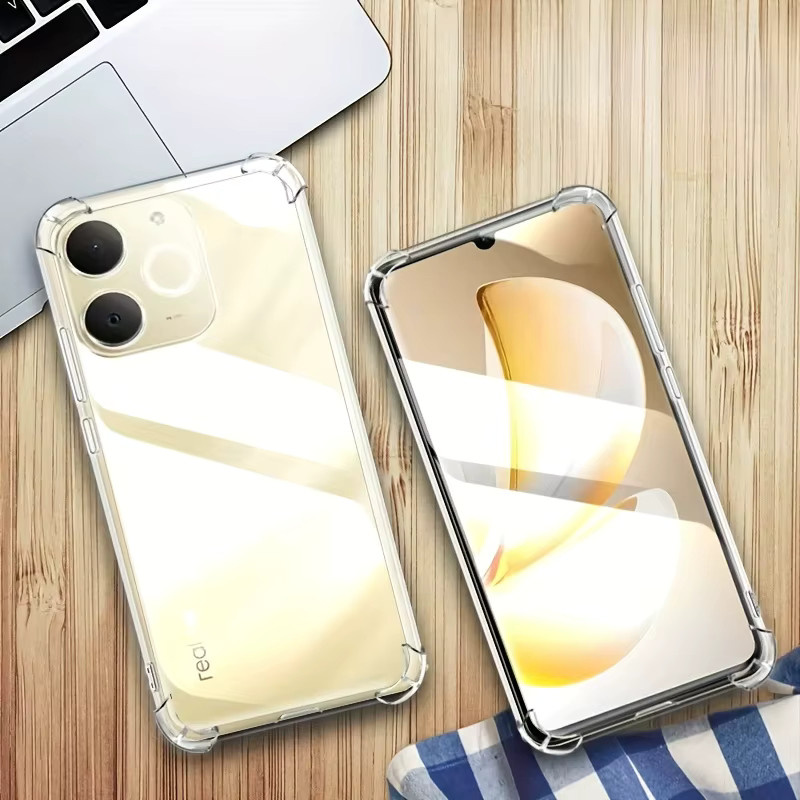 Transparente Silikon Schutzhülle für Oppo Realme Narzo 80 Lite 4G und Realme Note 70 70T 4G - Bild 2