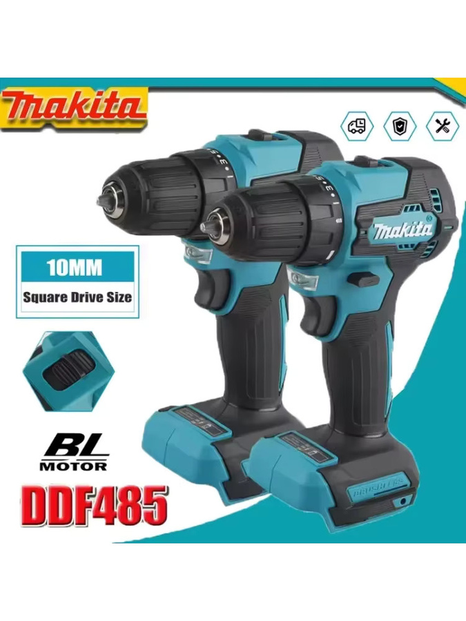 Makita DDF485 Akkubohrhämmer 18V LXT Bürstenlos Blau - Bild 6