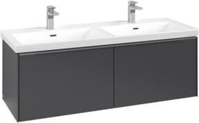 Villeroy & Boch Waschtischunterschrank Subway 3.0 in Grau, Wandmontage mit integrierter LED-Beleuchtung, B/T/H: 127,2 x 42,9 x 47,8 cm - Bild 1