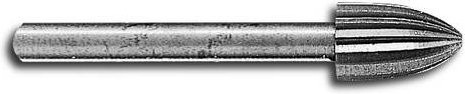 Donau Elektronik Frässtift 1684 in Silber mit Ø 6 mm und Schaftdurchmesser 3 mm - Bild 1
