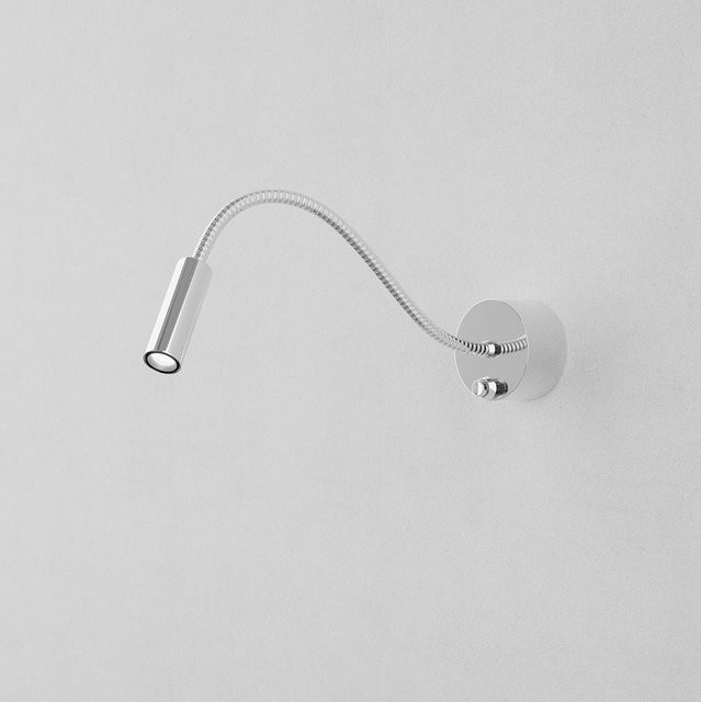 DLS Lighting Zooom T Flex LED-Wandleseleuchte in Chrom mit warmweißem Licht (2700K) - Bild 1