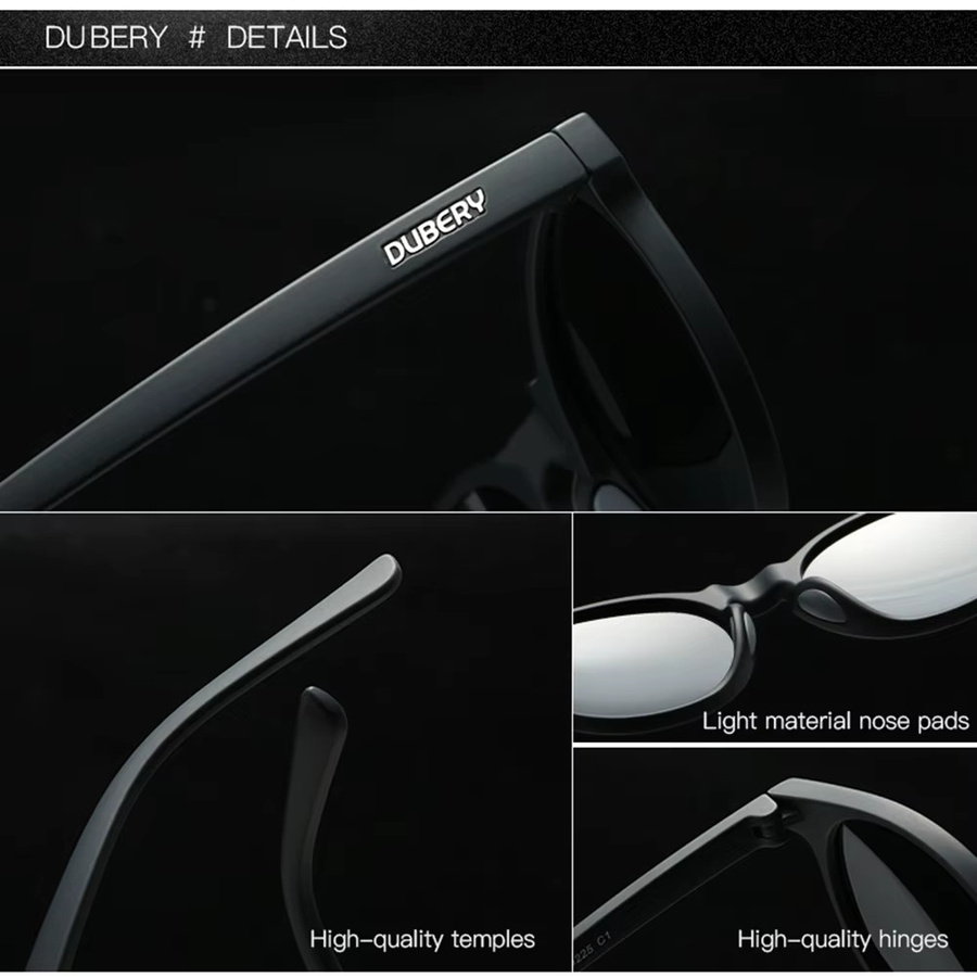 DUBERY 225 Sonnenbrille, Vollrand, Unisex, Kunststoff, polarisiert - Bild 4
