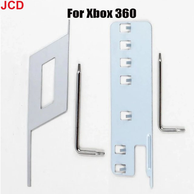 JCD Reparatur-Set für Xbox 360 Slim und XBOX360 in Silber mit Schraubendreher-Kit zur Wartung und Zerlegung - Bild 1